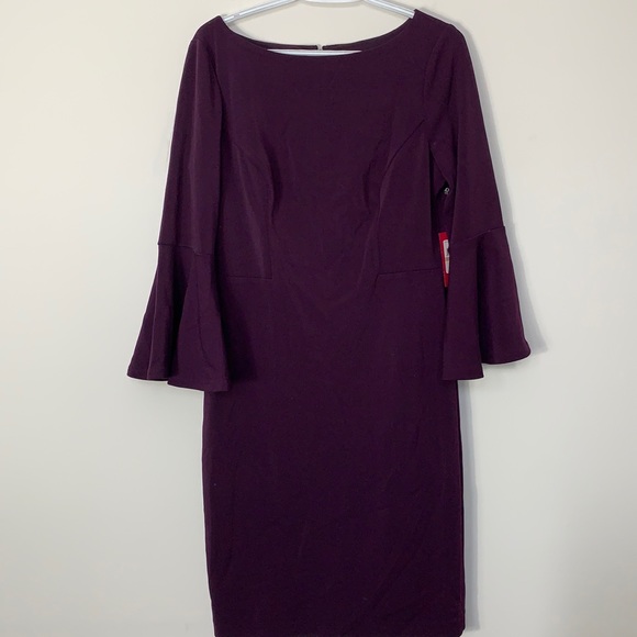Vince Camuto Bell Sleeve Sheath Dress - Picture 1 of 6